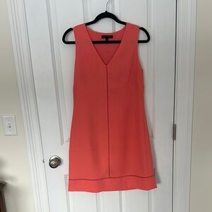 Banana Republic V-Neck Coral Mini Dress